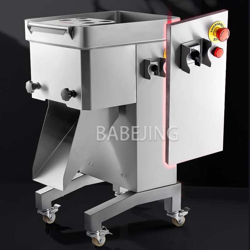 Automatic Meat Slicer Home - Electric Meat Slicer with 3mm Stainless