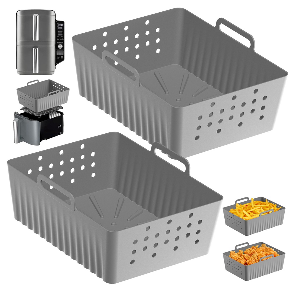 NEW HOT In Stock-2PCS Air Frye - Air Fryer Silicone Pot Liner 评论和价格