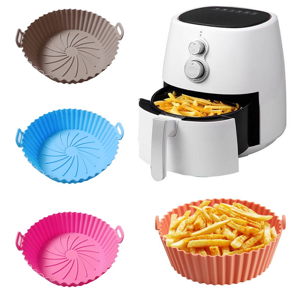 1PC Baking Basket For Air Frye - Air Fryer Silicone Pot Liner 评论和价格