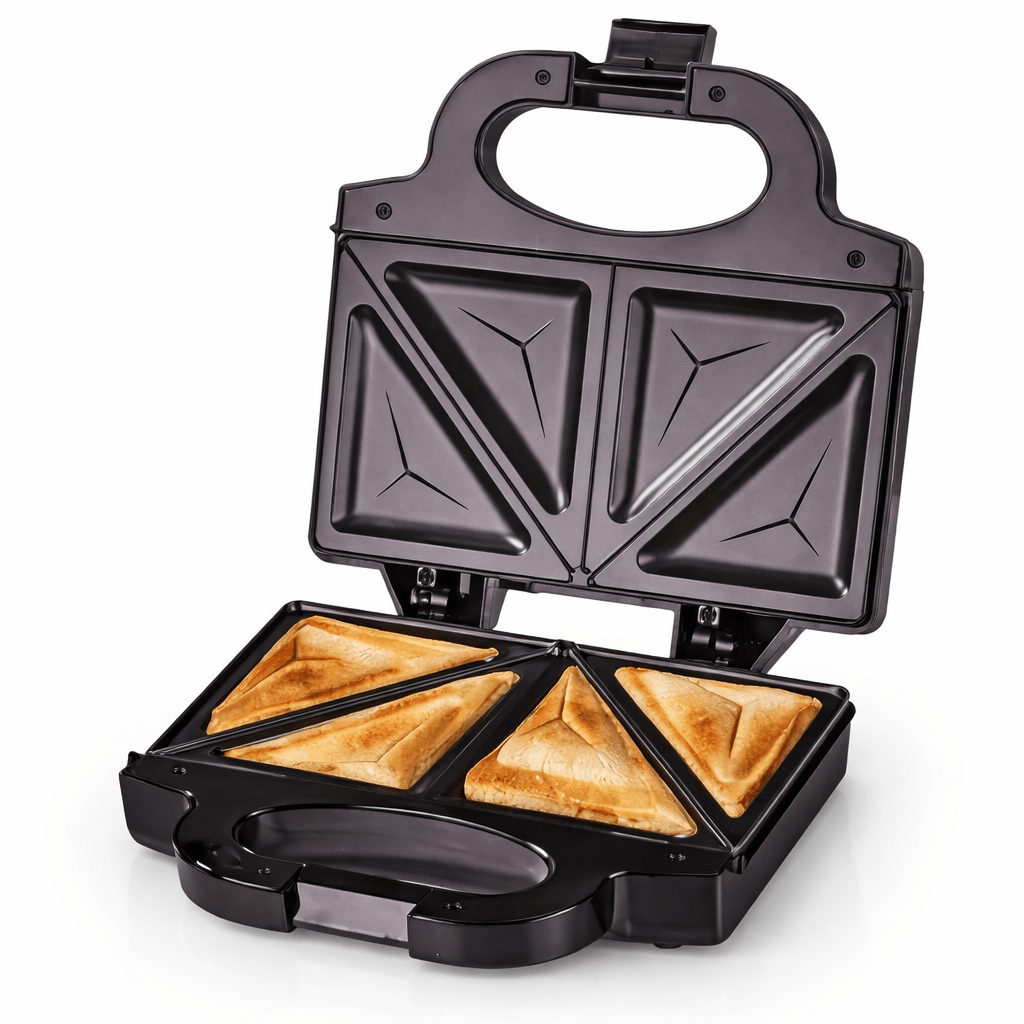 2-in-1 750W Fast Heating Sandw - Mini Waffle Maker Machine 评论和价格